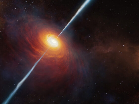 Artist’s rendering of quasar P172+18